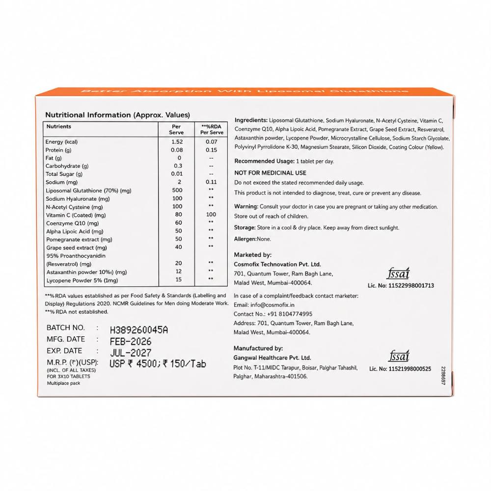 GlutaMelt-XP Tablet
