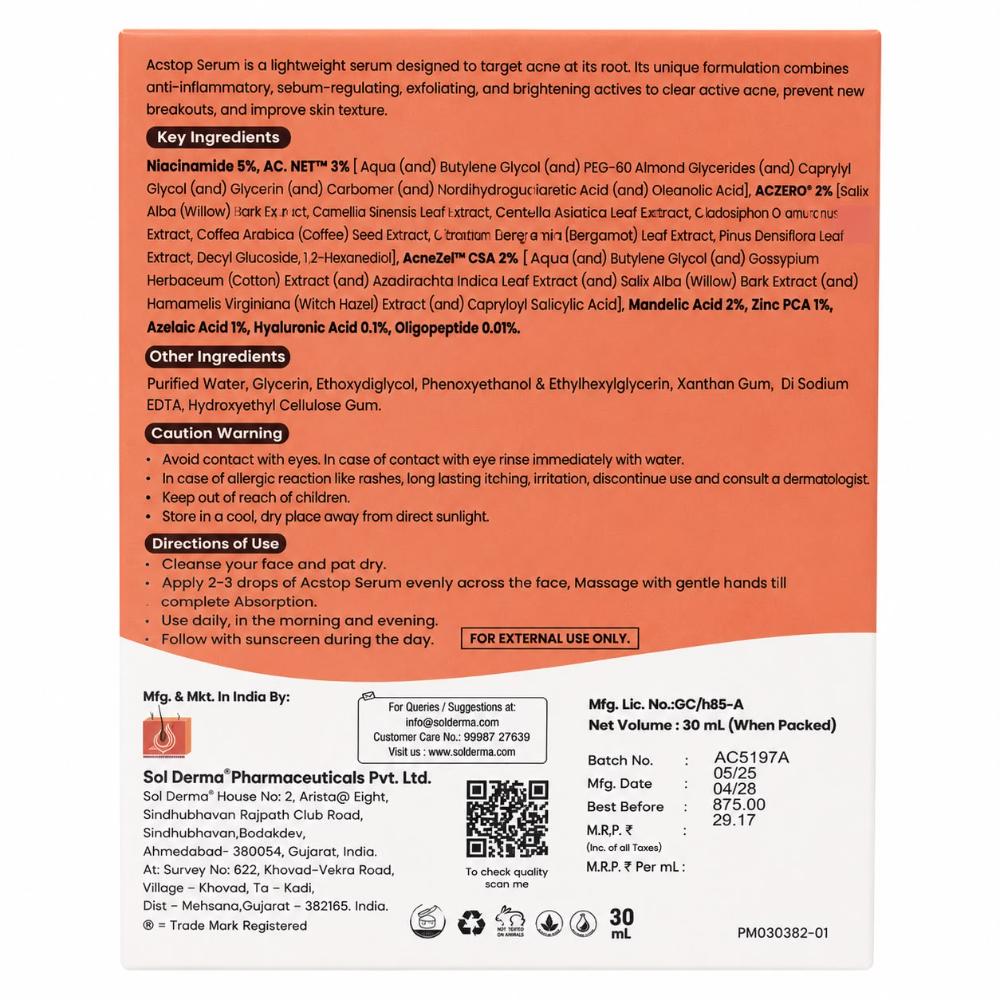 Acstop Serum 5% Niacinamide