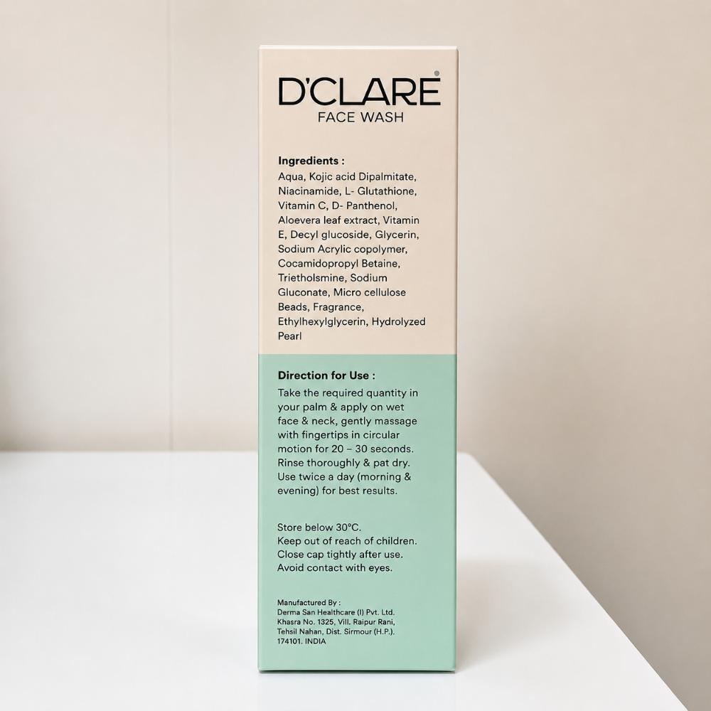 D'CLARÉ Face Wash