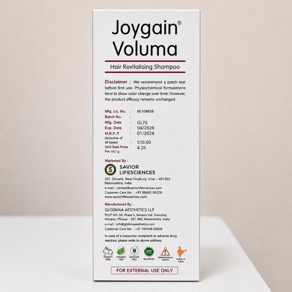 Joygain Voluma Hair Revitalising Shampoo