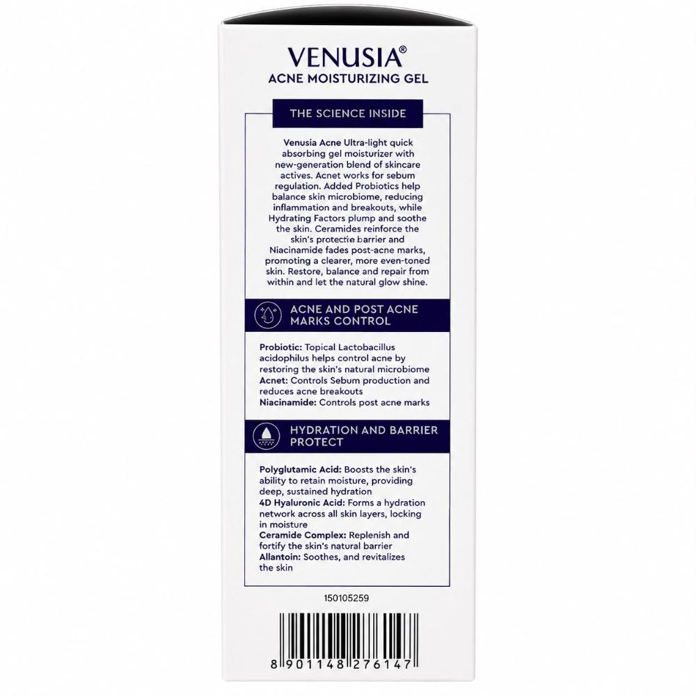 Venusia Acne Moisturizing Gel