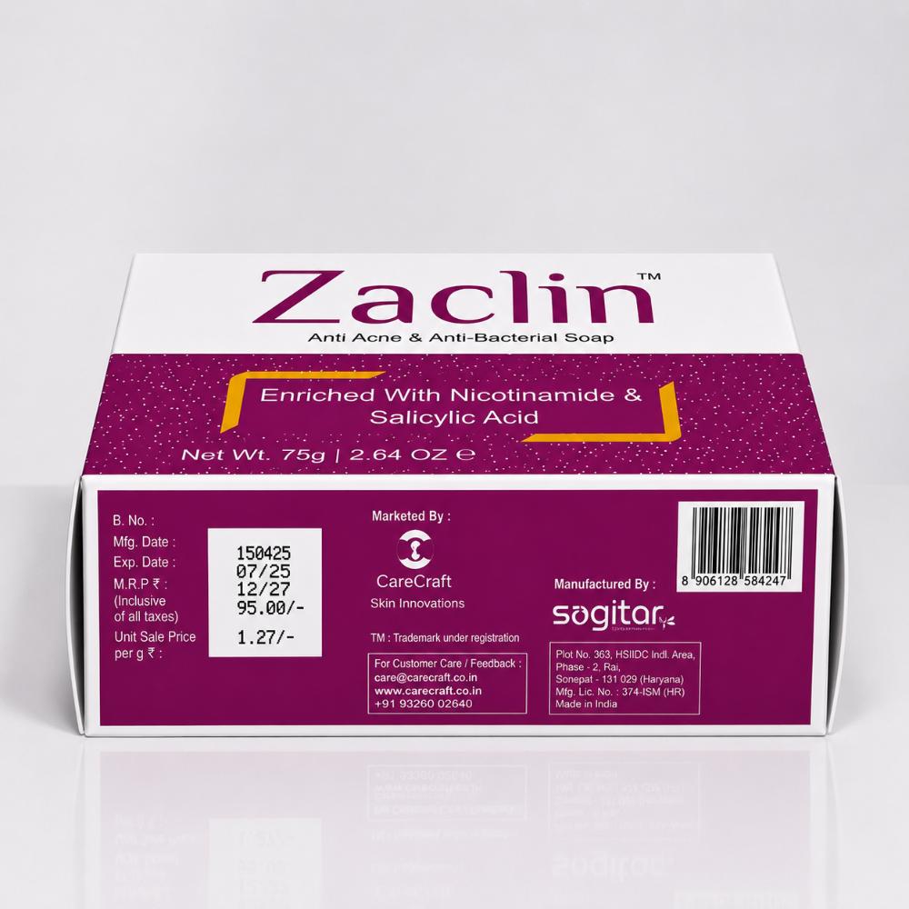 Zaclin Anti Acne & Anti-Bacterial Soap